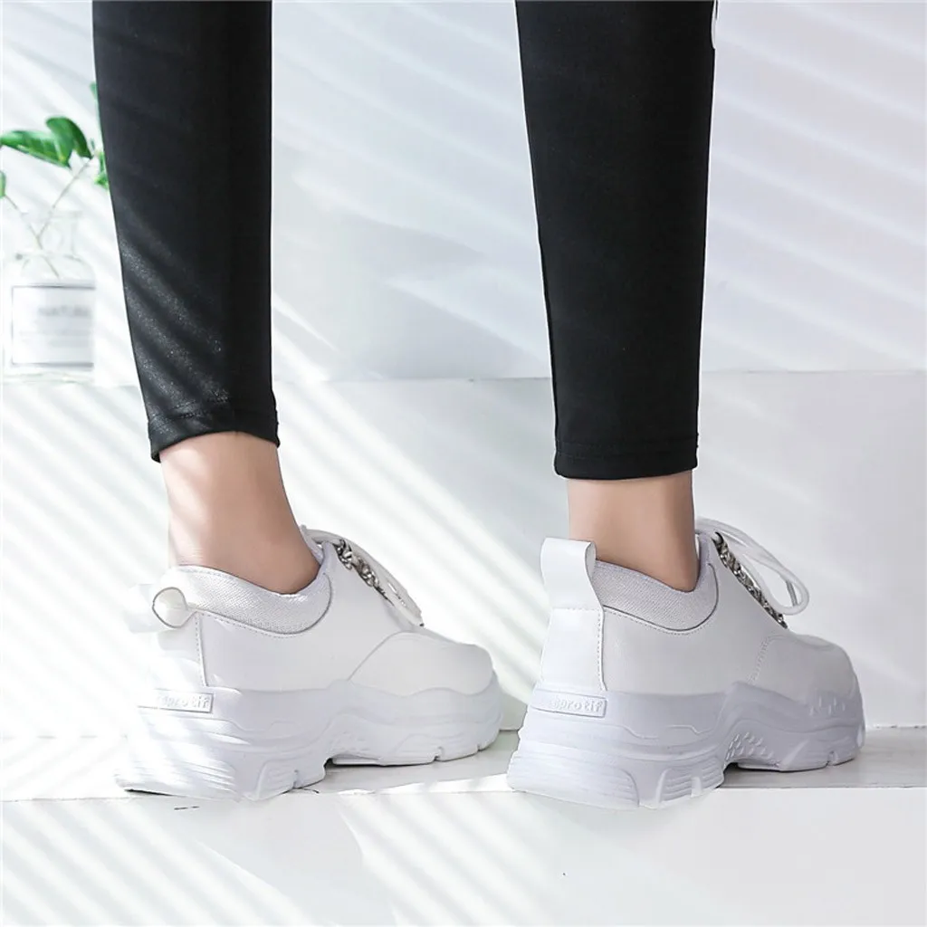 Женская обувь; теннисные кроссовки; zapatos de mujer; женская обувь из сетчатого материала; повседневные туфли студенческие; спортивная обувь для бега на толстой подошве
