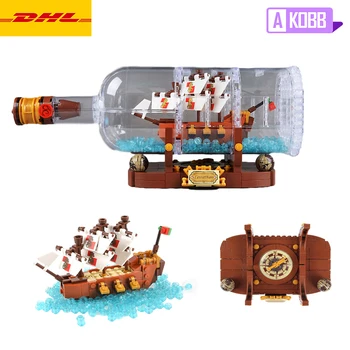 

In stocks blocks toys Ship In A Bottle Building Blocks with 21313