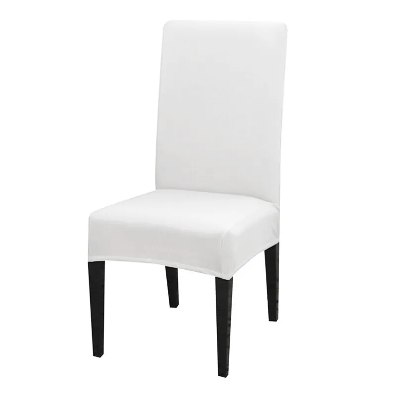 Elegant Velvet Chair Covers - Solid Color Seat Slipcovers