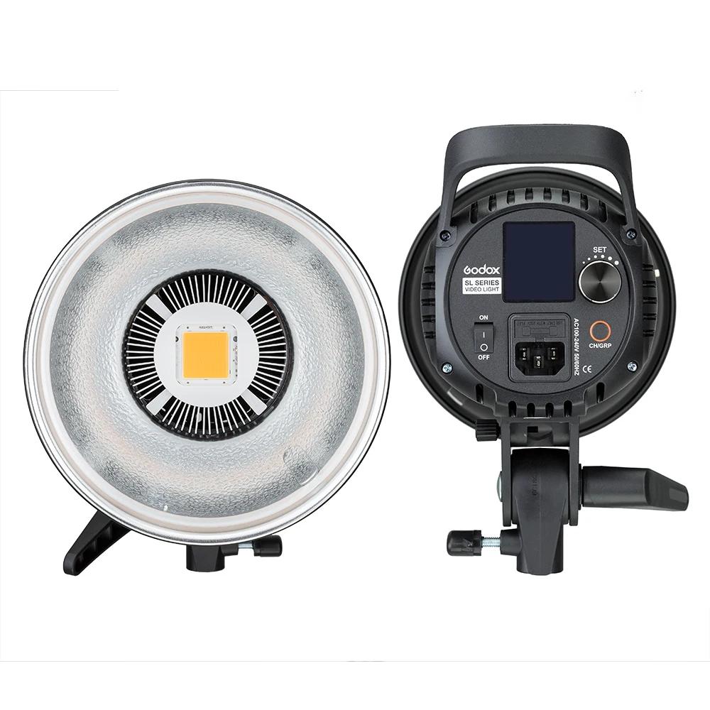 Photo Studio Godox SL-60Y CRI 95+ LED Video Light SL60Y Yellow 3300K Version 60WS Bowens Mount + Remote Controller + Reflector