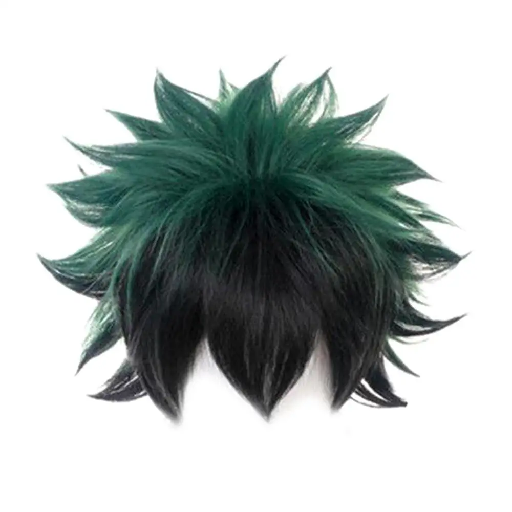 Белый Парики для косплея из аниме «My Hero Academy» izku Midoriya, парик Boku No Hero Academy/Academy для косплея, парики для косплея izku Midoriya Deku - Цвет: Белый