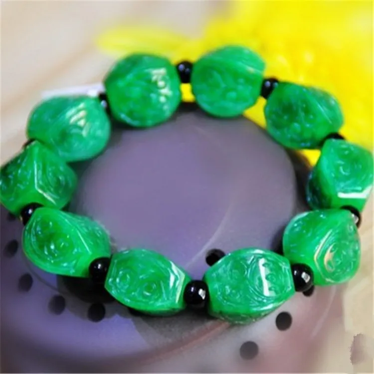 Natural jadeite bracelets bangle real jade beads bracelet for men or women jade gift green jade bangle 17*14mm add certificate
