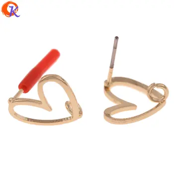 

Cordial Design 100Pcs 12*13MM Jewelry Accessories/Earrings Stud/Heart Shape/DIY Earrings Making/Hand Made/Earring Findings