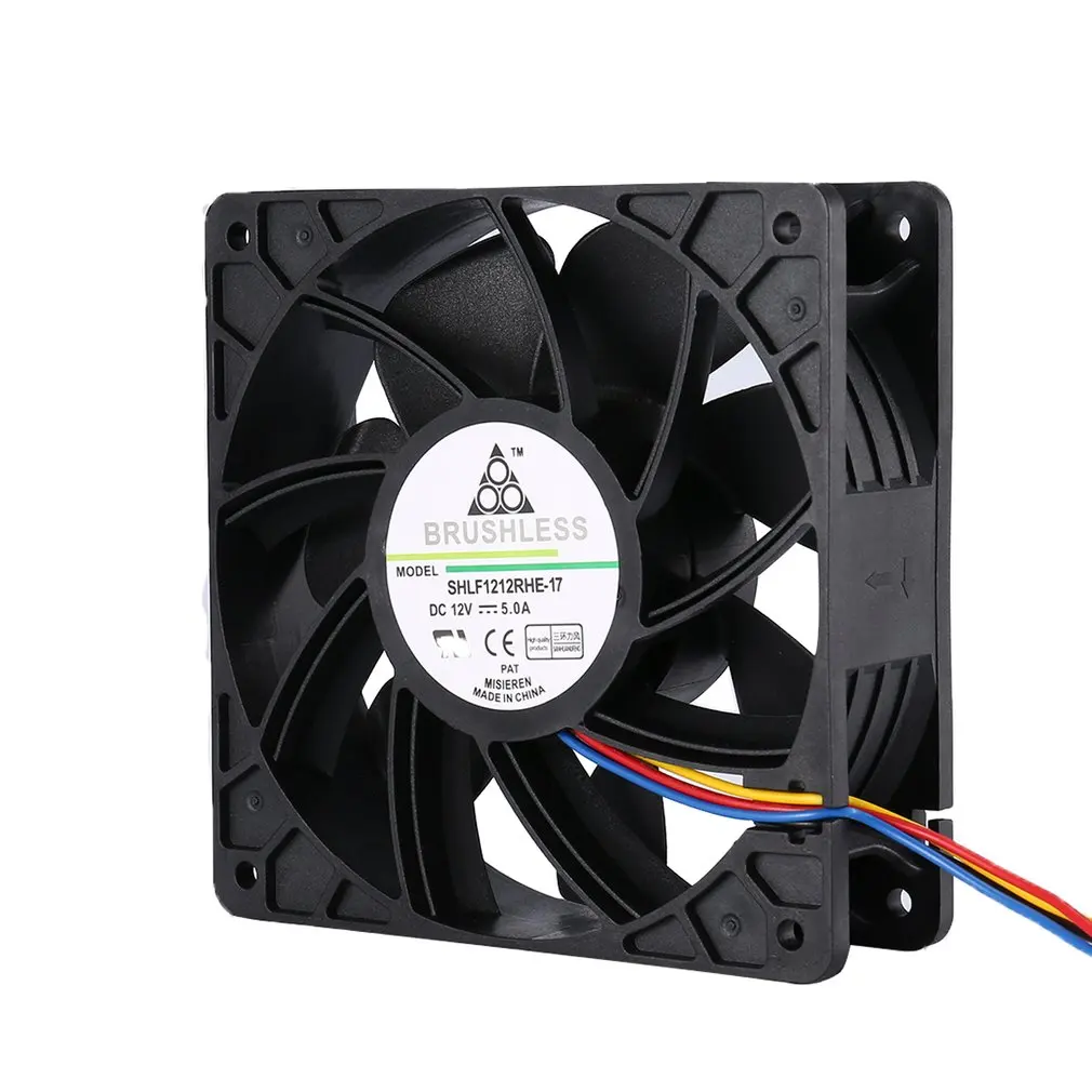 

ONLENY 7500RPM DC12V 5.0A Miner Cooling Fan For Antminer Bitmain S7 S9 4-Pin Connector Brushless Replacement Cooler Low Noise