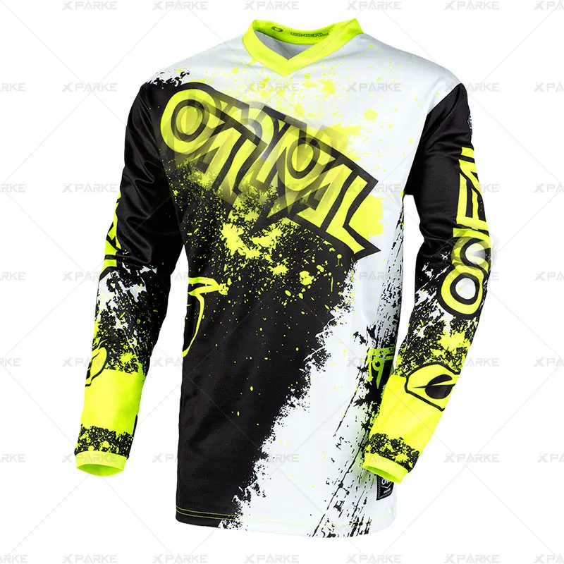 ONEALING мотоцикл горный велосипед Команда Горные Джерси MTB внедорожный DH MX велосипед локомотив рубашка беговые горный велосипед