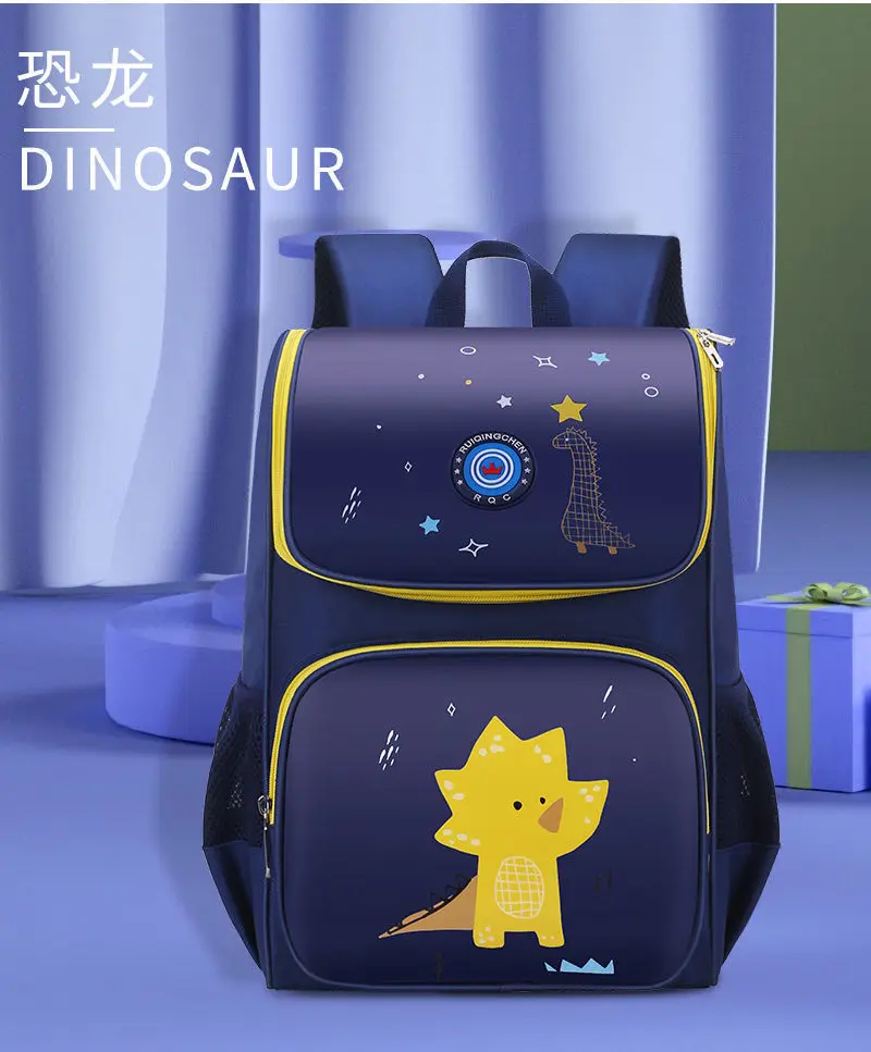 Fashion Anime Primary Bag In Kindergarten Girl Boy School Bag Child Cartoon Unicorn Dinosaur School Backpack Kids Schoolbag