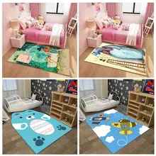 Детский ковер для спальни полон Прекрасный кровать, принцесса, подарит Вашему ребенку покрытием коврик для ползания, прямоугольная гостиная