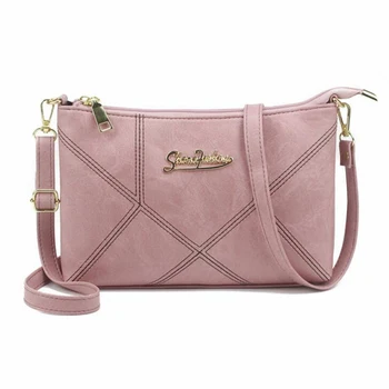 

2020 Retro Women Handbags Female Shoulder Crossbody Bags Ladies Artificial Leather Small 4 Colors Stripe Messenger Envelope Bags