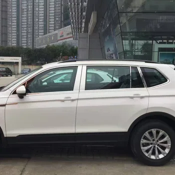 

lsrtw2017 304 stainless steel car window trims for volkswagen tiguan 2016 2017 2018 2nd generation