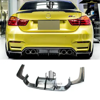 

F82 F83 M4 V Style High Quality Car styling Carbon Fiber Auto Car Rear lip Aprons Diffuser For BMW Car Body Kit