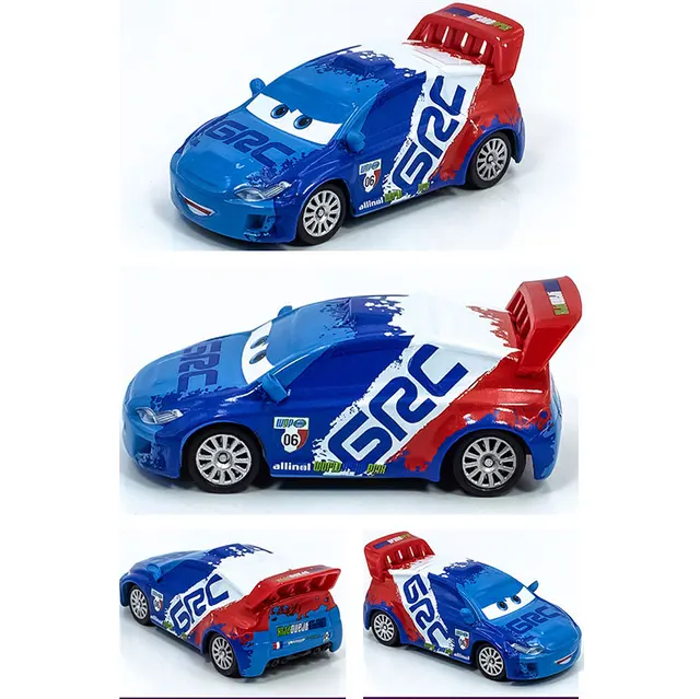 Cars2 National Racer Car Model USA France German Japan Brazil Russia Country Car Rare Collection Metal Diecast Boy Toy 1/55 4