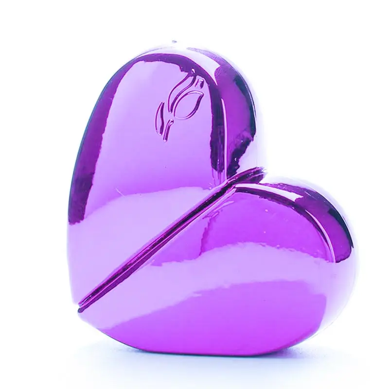 Purple 25 мл стеклянные флаконы духов в форме сердца с Заправляемый спрей пустой распылитель духов и классический стиль 6 мл для портативного обновления - Цвет: Purple