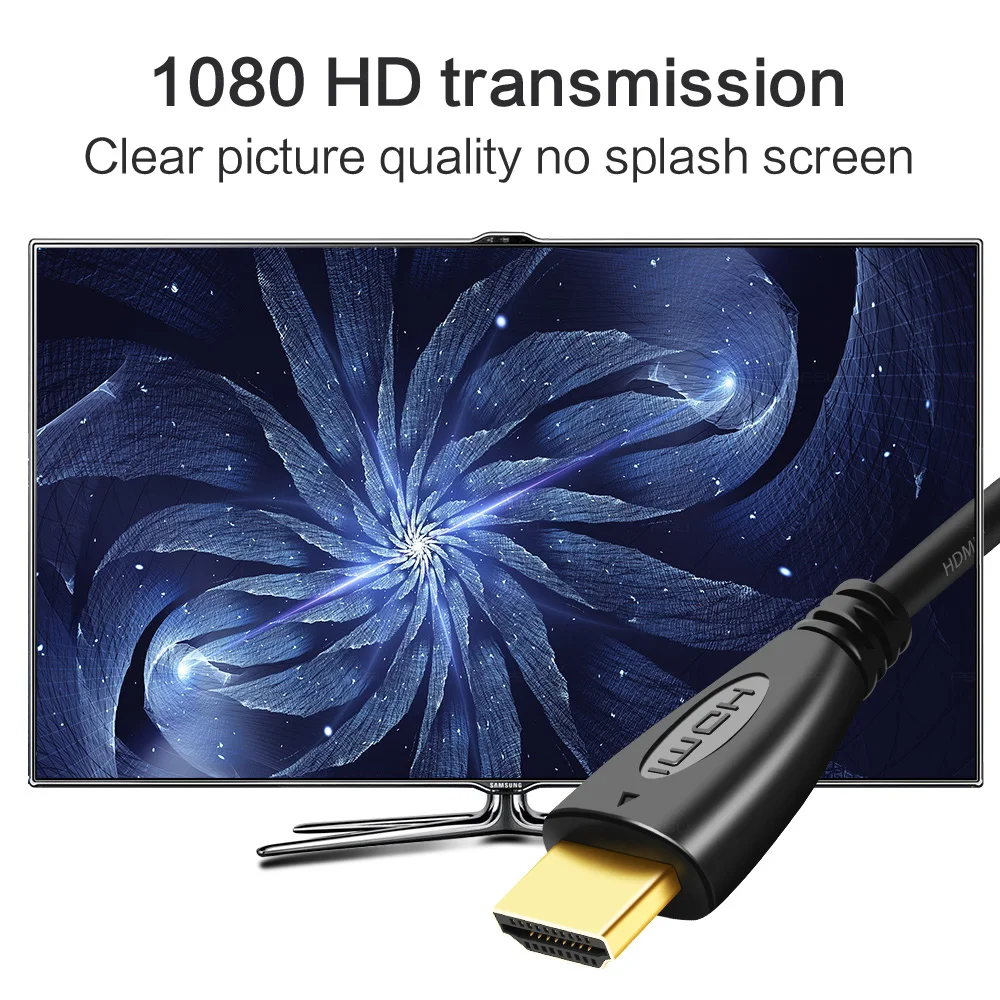 Кабель HDMI 1080p 3D к позолоченный кабель разветвитель для HDTV PS4 сплиттер 0 5 1 м 2 10 15 м/20