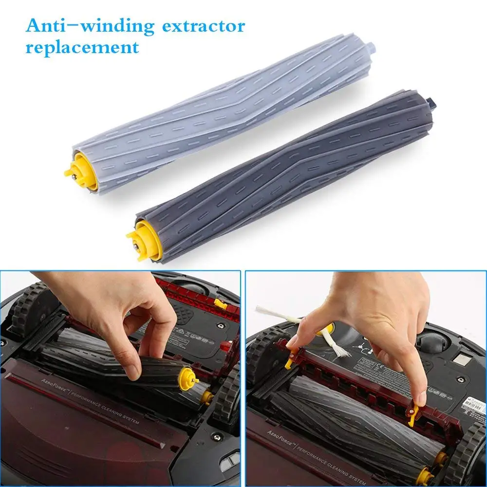 For IRobot Roomba Parts Kit Series 800 860 865 866 870 871 880 885 886 890 900 960 966 980 - Brushes and Filters For IRobot Roomba Parts Kit Series 800 860 865 866 870 871 880 885 886 890 900 960 966 980 - Brushes and Filters