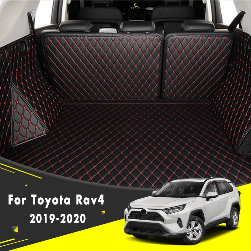 Alfombra impermeable para maletero de coche, esteras para maletero, accesorios para Toyota Rav4 XA50 50 2019 2020