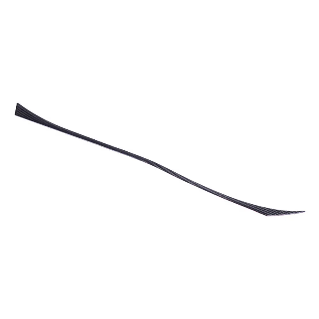Beler 2 шт углеродное волокно текстура приборной панели левая вентиляционная сторона брови декоративная правая полоса крышка отделка Подходит для Infiniti Q50