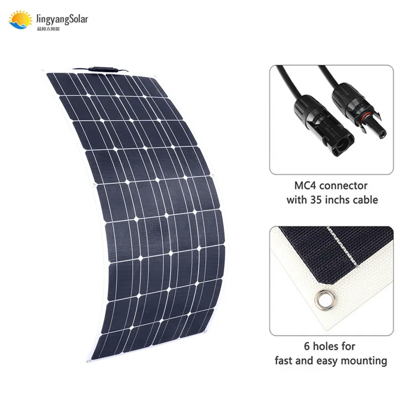 

Latest flexible solar panel 100W 12V 18v Fast acting