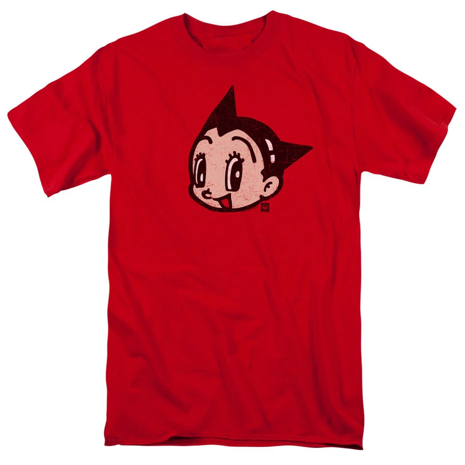Astro Boy Mighty Atom Manga аниме лицо изображение Лицензионная футболка все размеры