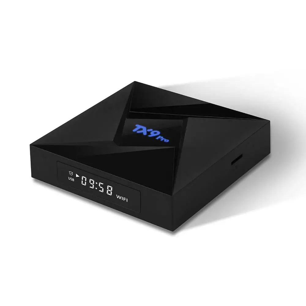 TX9 Pro Android tv Box 4K Amlogic S912 Восьмиядерный 3 ГБ 32 ГБ Смарт медиаплеер двойной WiFi Интернет ТВ приставка