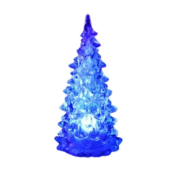 

Mini USB LED Night Light Color Changing Fiber Optical LED Light Christmas Tree Lamp Acrylic Christmas Tree Night Light