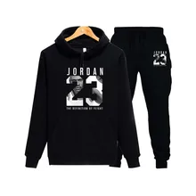 Осень комфорт Джордан 23 спортивная толстовка мужская толстовка с капюшоном и тренировочные брюки Мода джоггер мужской костюм весна уличная спортивная одежда jo