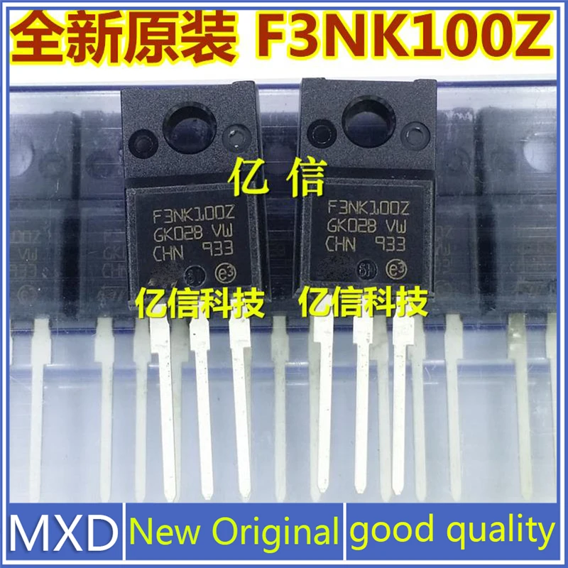 

5 шт./лот новый оригинальный F3NK100Z STF3NK100Z 1000V2.5A полевой эффект МОП-трубка пластиковая упаковка хорошее качество