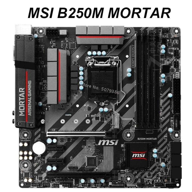 budget gaming pc motherboard For MSI B250M MORTAR Motherboard LGA 1151 DDR4 PCI-E 3.0 Desktop MSI B250 Mainboard Intel B250 CPU 64GB DDR3 Micro ATX Used mother board gaming pc