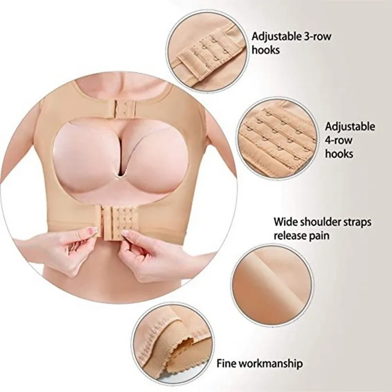 best shapewear Women Girdle Posture Corrector Bra Mesh Breathable Body Shaper Hunchback Relief Lift Up Bralette Shockproof Back Support best shapewear for tummy and waist