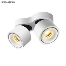 Точечный отслеживающий светильник 12 Вт* 2 светодиодный отслеживающий светильник CREE светодиодный поверхностный потолочный Точечный светильник для одежды обувь светильник ing