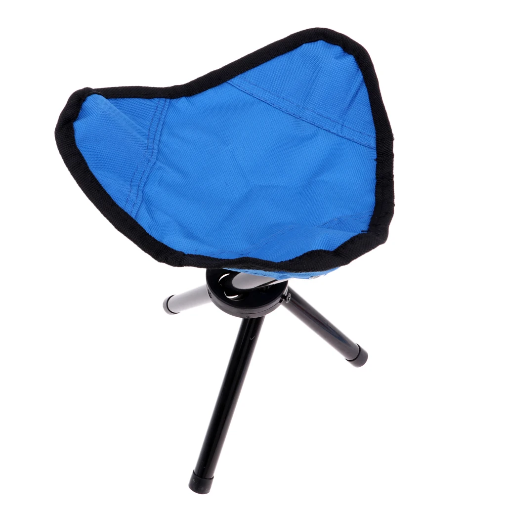 Traveling Camping Tripod Triangular Folding Fishing Stool Chair Foldable Fishing Chairs Portable Fishing Mate Fold Chair Tackles