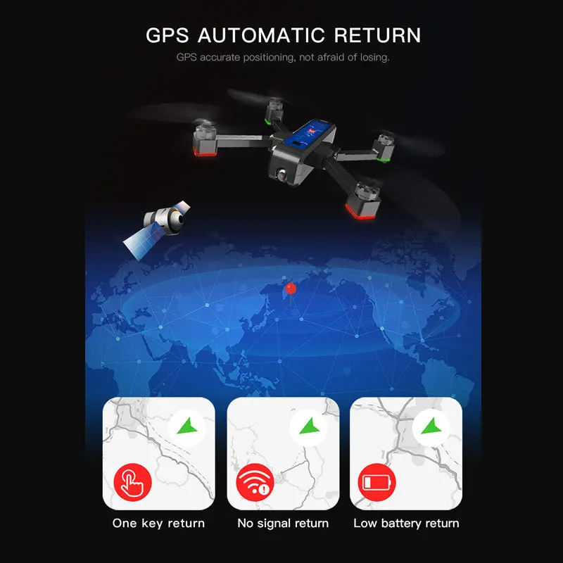 MJX Bugs B4W 5G gps бесщеточный складной Дрон с wifi FPV 2K HD камера Анти-встряхивание 1,6 км 25 минут оптический поток RC Квадрокоптер