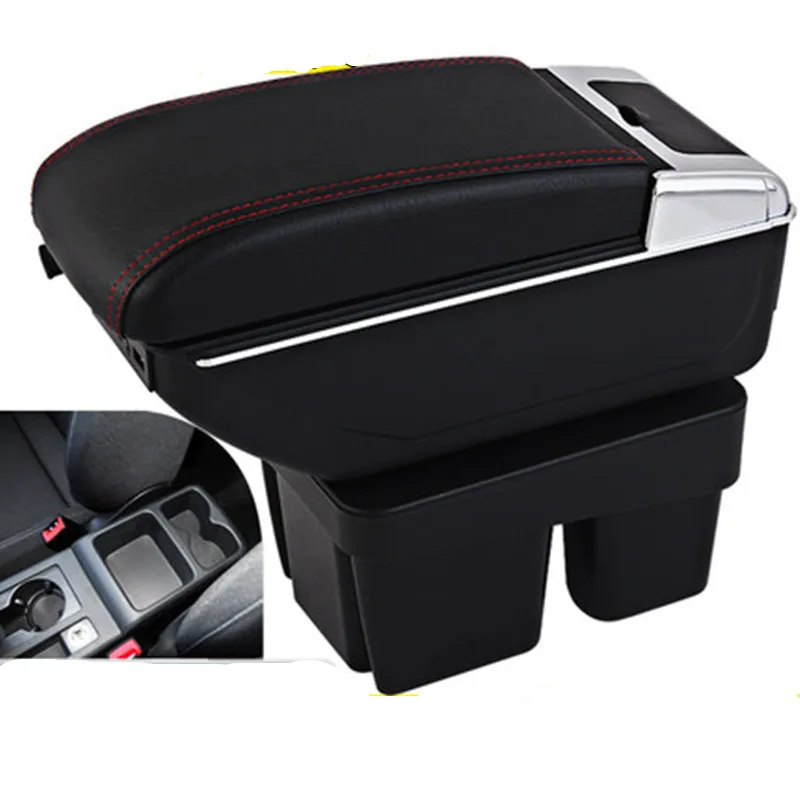 Подлокотник для VW Golf 7 с usb зарядкой увеличенный центральный контейнер хранения