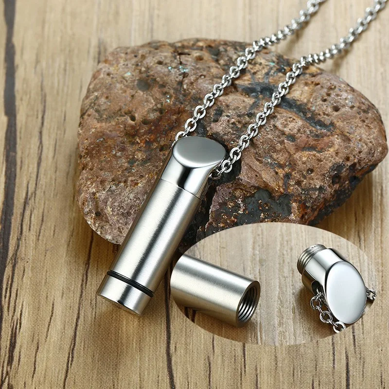 Stainless Steel Cremation Jewelry Ash 