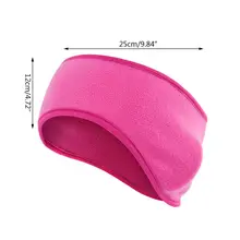 Термальная флисовая лента для волос для бега Фитнеса Йоги Лыж Теплая шапка с наушниками унисекс PXPF