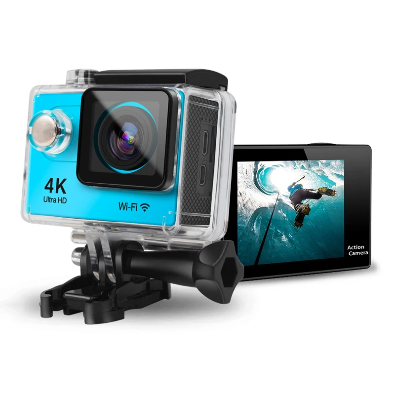 Мини спортивная камера Подводная 30 м Водонепроницаемая 4K Ultra HD DV WiFi экшн видео