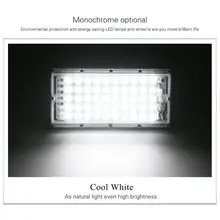 Светодиодный прожектор, уличный Точечный светильник, 50 Вт, настенный светильник, отражатель IP65, водонепроницаемый светильник, садовый RGB прожектор, светильник AC 220 В 240 В