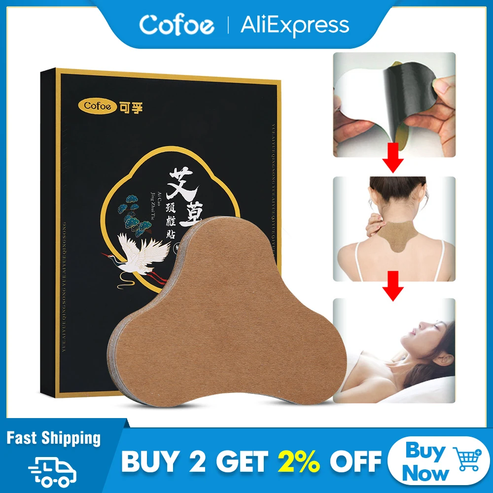 

Cofoe wormwood cervical spine paste moxibustion paste warm moxibustion cervical spine shoulder and neck pain for healthy