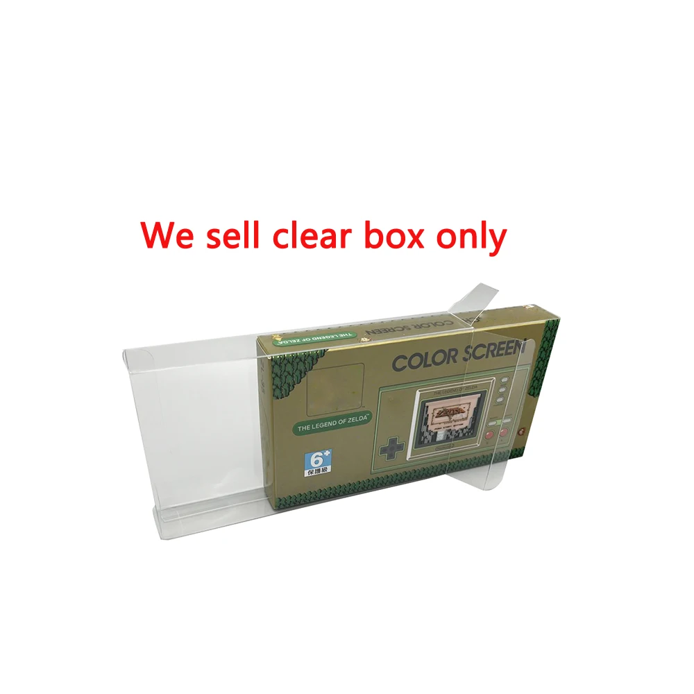 Clear Display PET Cover For Game &ampWatch for The Legend of Zelda 35th Anniversary Edition Clor Screen Collection Box | Электроника