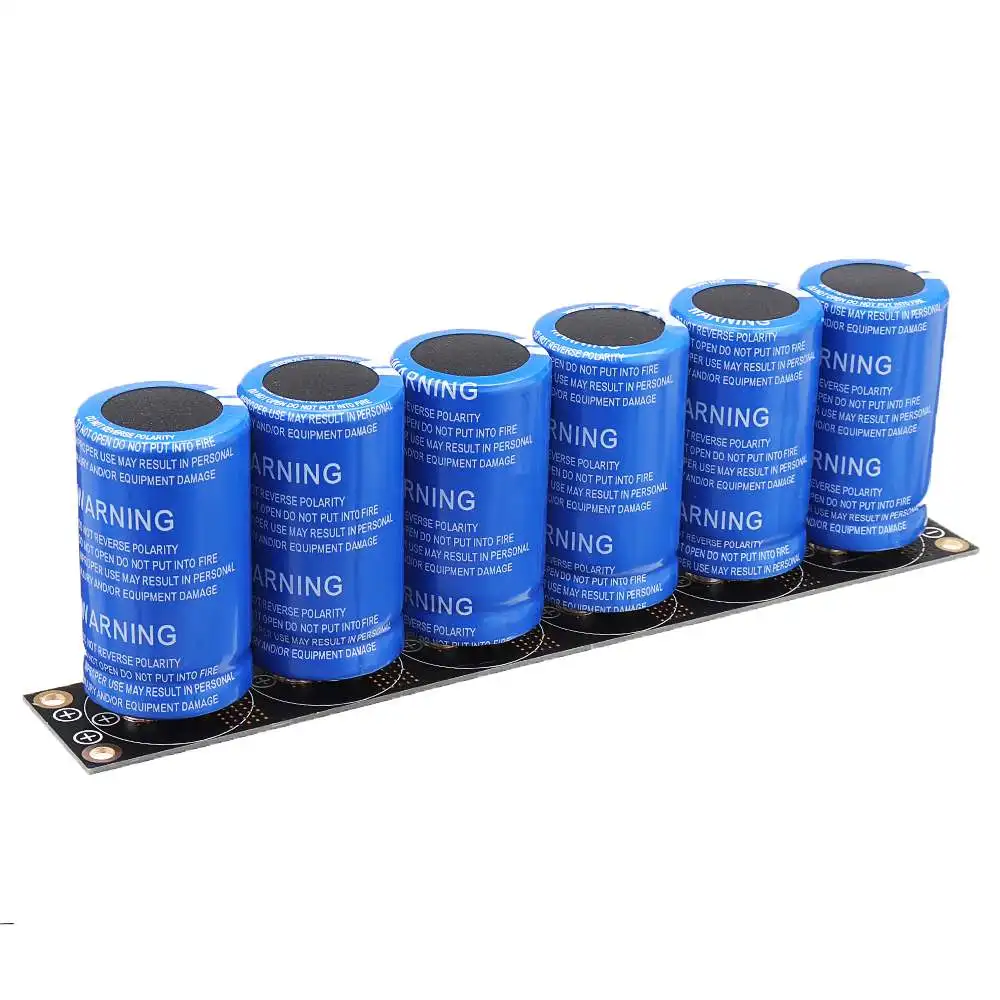 

NEW Farad Capacitor 2.7V 500F 6 Pcs/1 Set Super Capacitance With Protection Board Automotive Capacitors