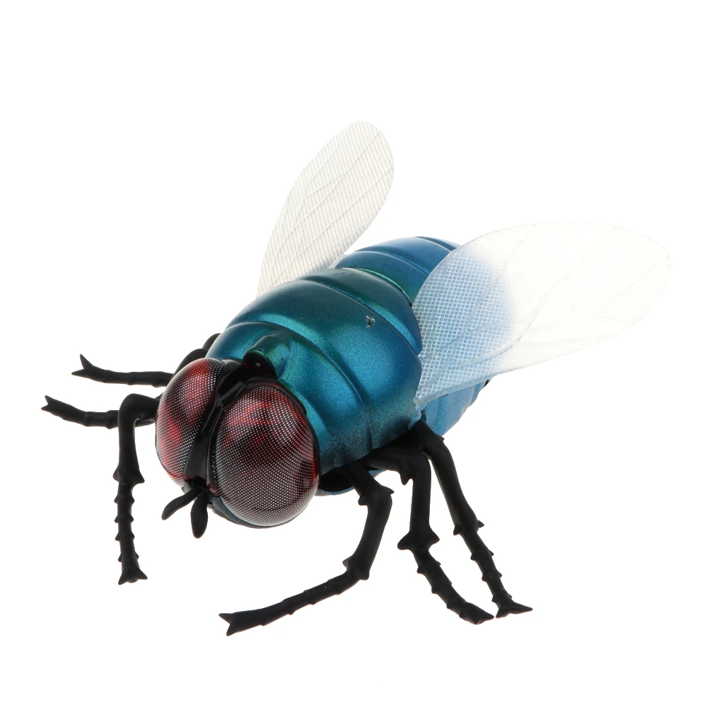 Infrared Remote Control Realistic Fake Fly RC Prank Toys Insects Bug for kids Party Gifts