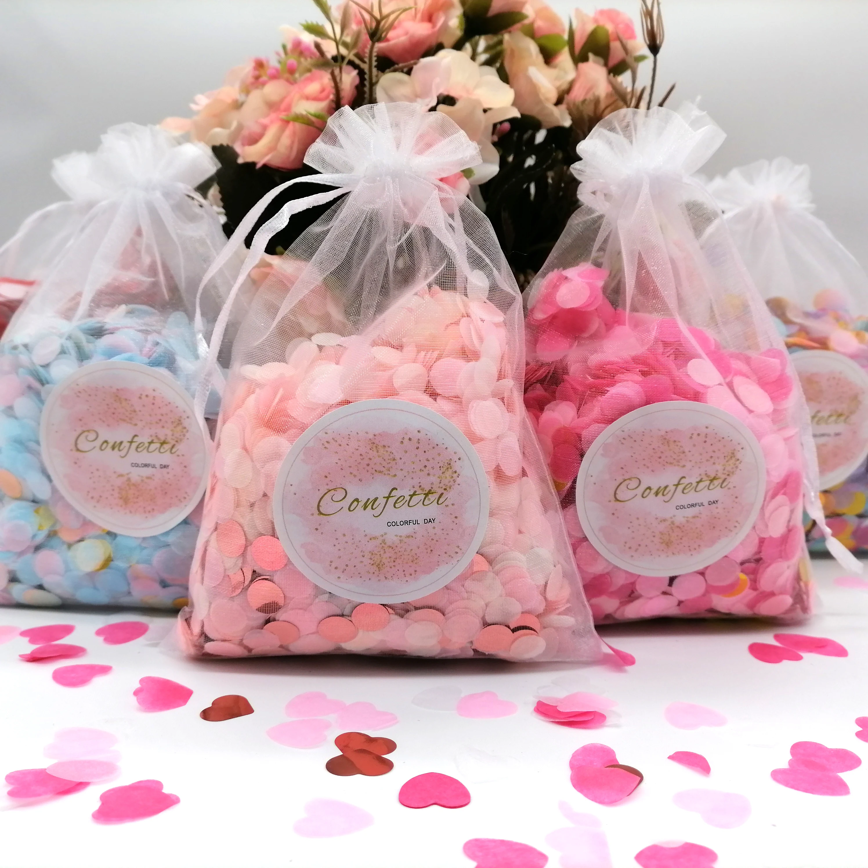 1cm 20g/Bag Party decorations Paper confetti Magical Gold Paper Confetti Wedding Sprinke Push Pop Girl's Baby Shower Unicorn Party Birthday Decoration