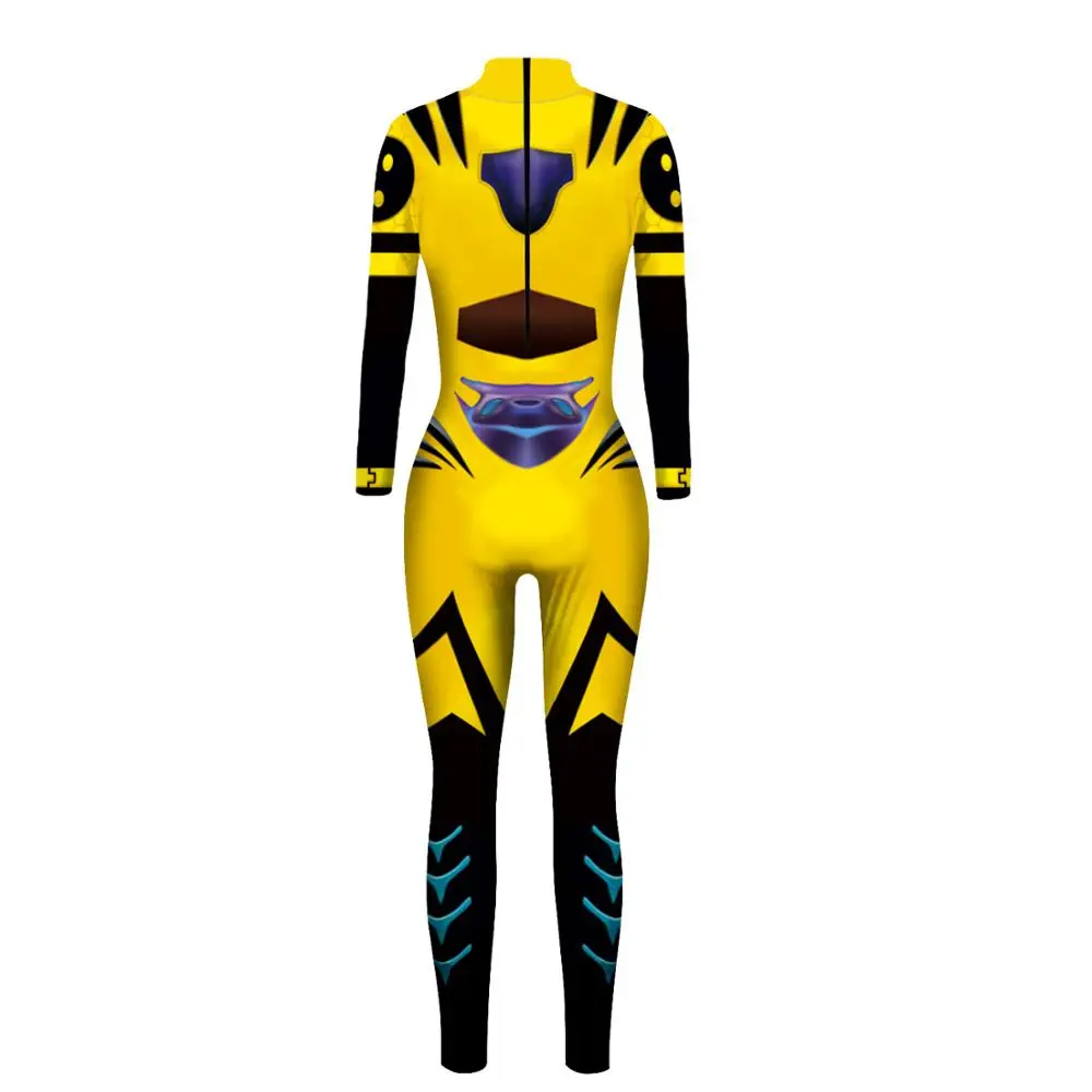 Skup Darkholme Mystique przebranie na karnawał 3D druku Xmen Superhero Halloween Zentai garnitur dla dorosłych body plus size