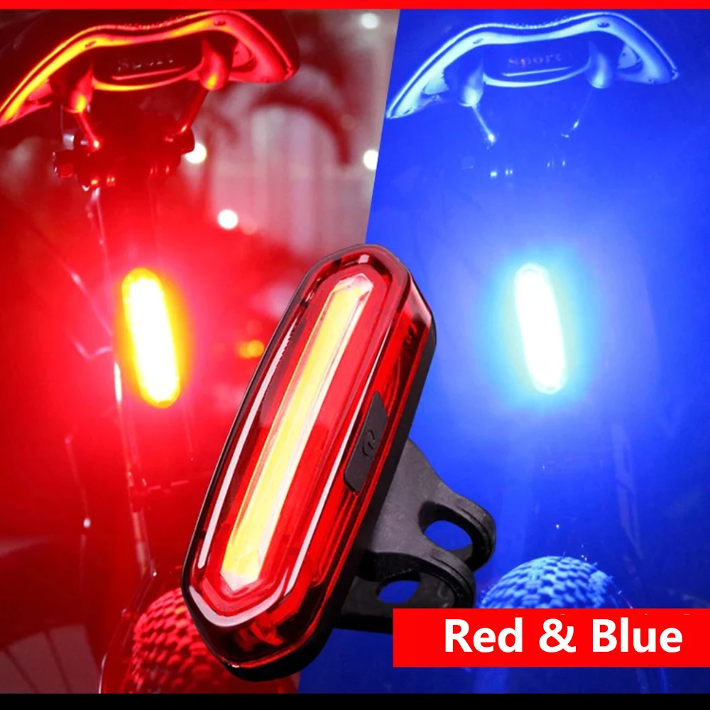 5 цветов велосипедный задний светильник USB Перезаряжаемый светильник водонепроницаемый MTB дорожный велосипед задний светодиодный светильник s задний фонарь Аксессуары для велосипеда
