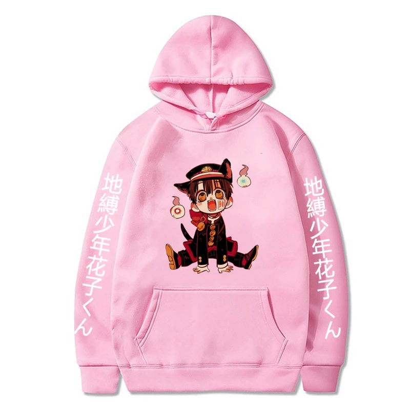 

Cute Yugi Amane Graphic Male Hoodies Fantasy Anime Japan Manga Toilet-bound Hanako-kun Casual Harajuku Sweatshirt Tops