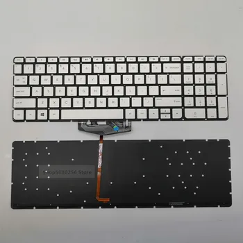 

New US Keyboard For HP Pavilion 15-ab 15-ak 15-bc 17-ab 15-ab000 15-AE 15-AH 15-AU Keyboard Silver Backlit