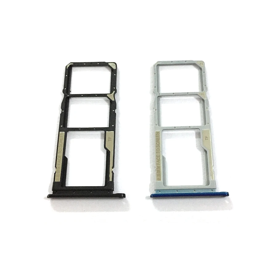 Soporte de bandeja Sim para Xiaomi Redmi 7A Redmi7A, bandeja de tarjeta SIM, adaptador de soporte de ranura, piezas de reparación