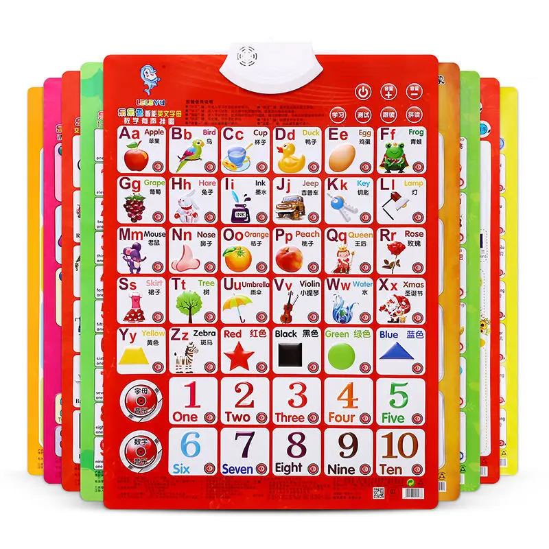 

Send Battery Hook Children Audio Chart Reading Hanging Painting Pinyin Animal ENLIGHTEN Cognitive Educational Toy Cards!