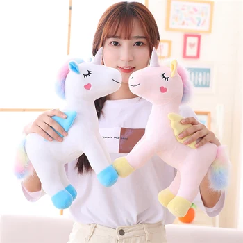 

30/45cm Size Unicorn Plush Toy Soft Stuffed Cartoon Unicorn Dolls Animal Horse High Quality Gift for drop shiping