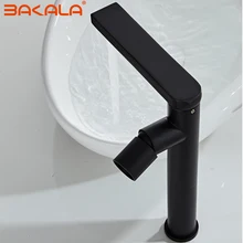 Черный полированный кран для раковины для ванной комнаты, смеситель для раковины, одно отверстие, Современная горячая и холодная вода, кран