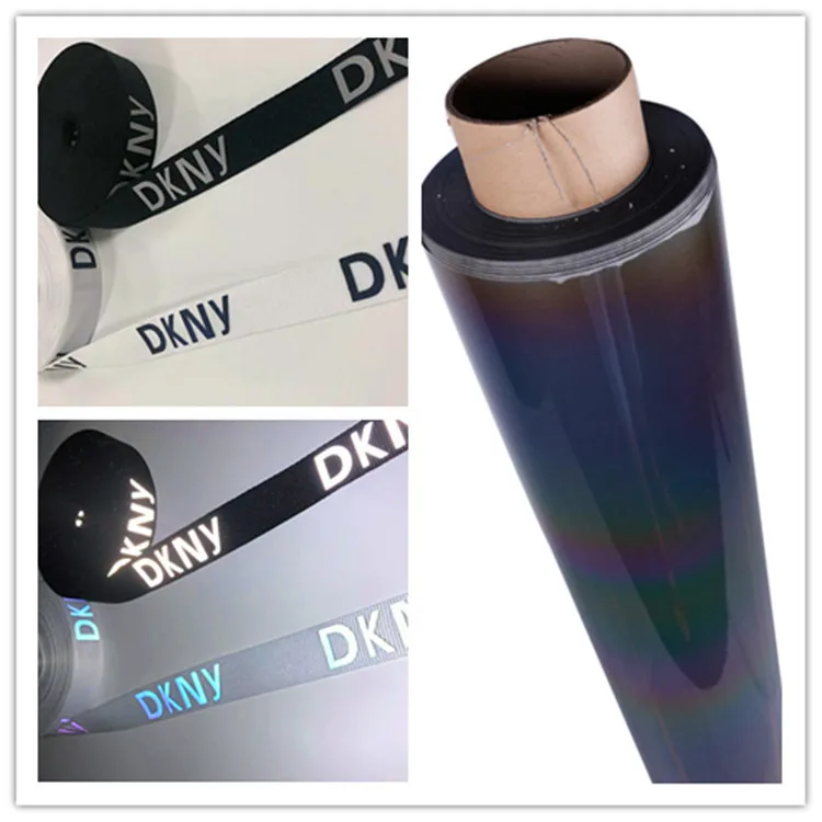 

Colorful Reflective Elasticity Lettering Film Color Reflector Logo Only Carving Lettering Reflective Film-Transfer Clothing